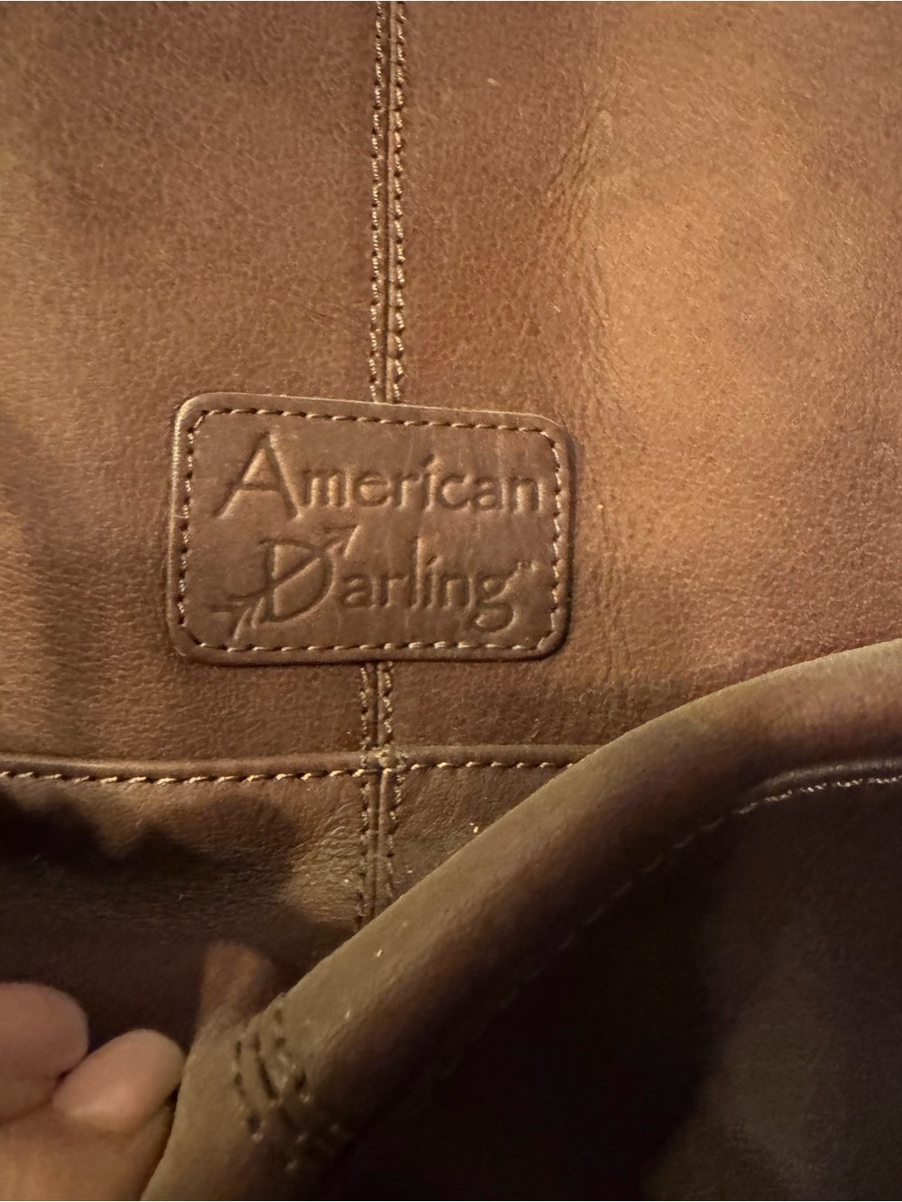 American Darling Cowhide Tooled Leather Concealed Carry Tote Bag - NWT !!! - Picture 5 of 15